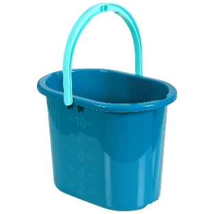 Ведро HAUSMANN HM-1083 для мытья полов 10л, зеленый