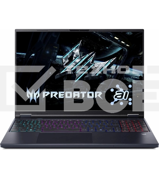 Ноутбук Acer Predator Helios Neo 16 AI PHN16-73-92NH Intel Core Ultra 9 275HX/32Gb/SSD 2Tb/RTX 5070 Ti 12Gb/16'/IPS/WQXGA/2560x1600/240Hz/NoOS/Black (NH.QX4CD.001)