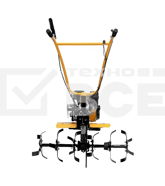 Мотоблок Denzel DPT-170SB, 7 л.с., ремен.сцеп, фрез 3х4, ШОМ, без колес, передачи 2В/1Н