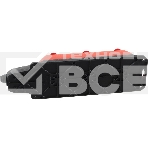 Колодка каучуковая 3-м с заземл. 16А IP44 красн. ЭРА Б0044552, фото5