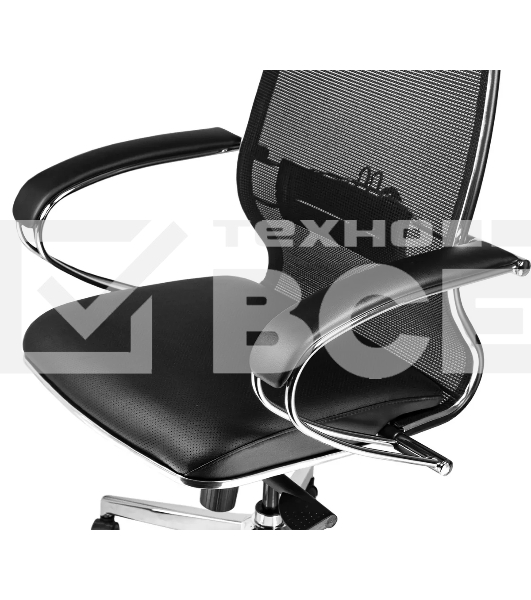 Кресло Метта Comfort S Infinity Easy Clean сет./экокожа с подголов. крестов. металл хром (комплект 1 шт)