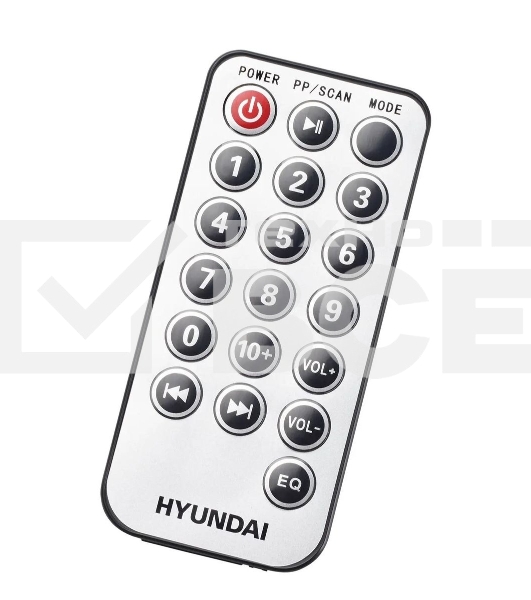 Минисистема Hyundai H-MC1231 черный 40Вт FM USB BT micro SD