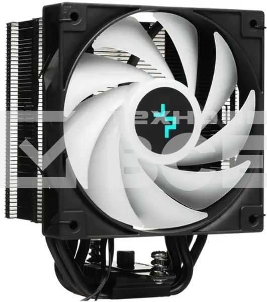 Кулер для процессора DEEPCOOL AG500 DIGITAL ARGB черный, 120 мм, алюминий/медь, 1950 об/мин, 29.4 дБ, 4 pin, 240 Вт, 158 мм