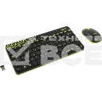Комплект беспроводной клавиатура+мышь Logitech MK240 Black/Yellow (920-008198), фото 1