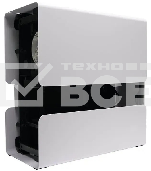 Компьютерный корпус Azza Cast белый без БП ATX 3x120mm 2x140mm 2xUSB3.0 audio bott PSU