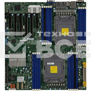 Серверная материнская плата Supermicro X12DPI-NT6-B, сокет LGA4189, Intel C621A, DDR4 ECC, 18xDDR4, 4xPCIe 4.0 x16, 2xPCIe x8, M.2, 14xSATA, 2x10GbE, 4xUSB 3.2, VGA, COM, E-ATX
