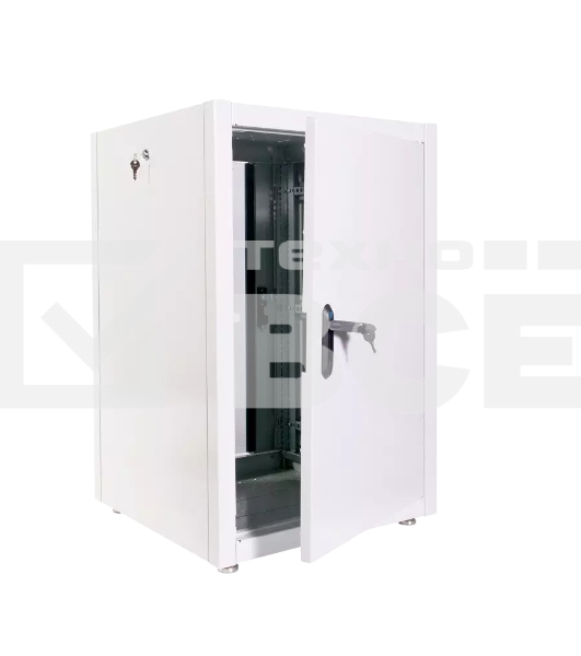 Шкаф телекоммуникационный напольный ЭКОНОМ 18U (600 × 800) дверь стекло, дверь металл