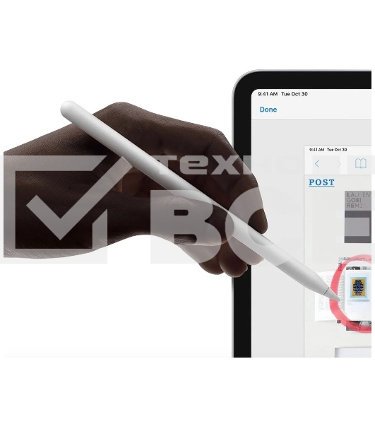 Стилус Apple A2051 2nd Generation для Apple iPad Pro/Air белый MU8F2AM/A