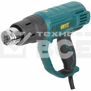 Фен технический FIT HG-2003 2000 Вт, 350/600 °C, 300/500 л/мин, рез. накл., коробка
