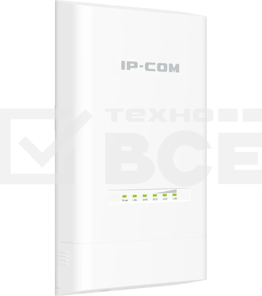 Наружная точка доступа IP-COM CPE12, 5 ГГц, до 867 Мбит/с, IP65, 1х12dbi, PoE, 2х1 Гбит/с, молниезащита 6000В