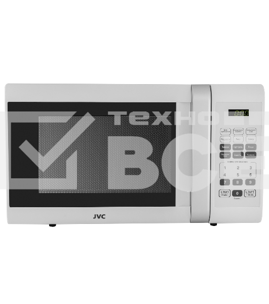 Микроволновая печь JVC JK-MW400S белый, 23 л, 800 Вт, переключатели - сенсор