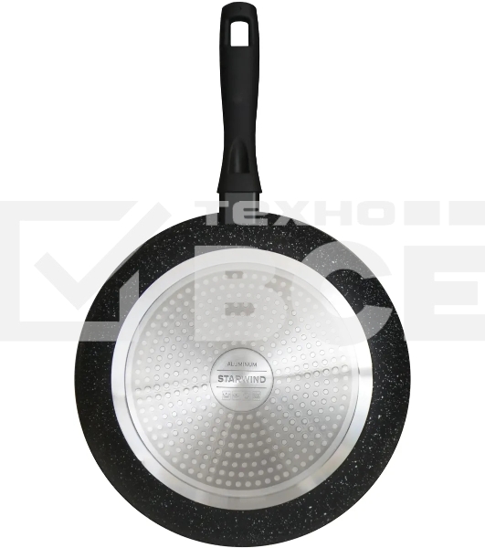 Сковорода Starwind Optimum induction SW-OPI2028 круглая 28см покрытие: Skandia X-treme ручка несъемная (без крышки) черный
