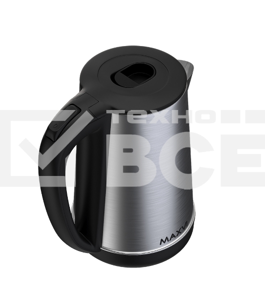 Чайник электрический Maxvi KE1822S silver-black