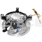 Кулер для процессора Crown CM-90 v2 серебристый/синий, 90 мм, алюминий, 2000 об/мин, 20 дБ, 3 pin, 95 Вт, 57 мм, фото3