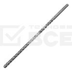 Бур по бетону Denzel цельная крестовая пластина, 10x315 мм, SDS PLUS, фото 1