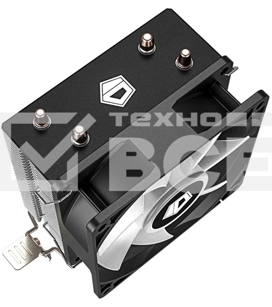 Кулер для процессора ID-COOLING SE-902X-B LGA1851/1700/1200/115X/AM5/AM4 (30шт/кор, TDP 100W, PWM, 2 тепл.трубки прямого контакта, Blue LED FAN 92мм) RET