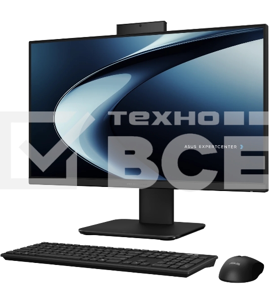 Моноблок Asus P440VAK-BPC1420 23.8' Full HD i7 13620H (2.4) 16Gb SSD512Gb UHDG без ОС GbitEth WiFi BT 120W клавиатура мышь Cam черный 1920x1080