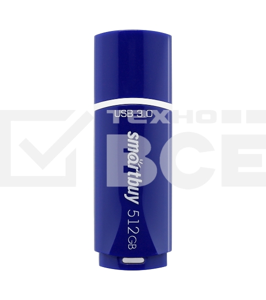 Флешка USB Smartbuy (SB512GbCRW-B) UFD 3.0/3.1 512Gb Crown Blue