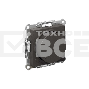 Светорегулятор (диммер) AtlasDesign повор-нажим LED RC 400Вт мех. базальт SE ATN001423