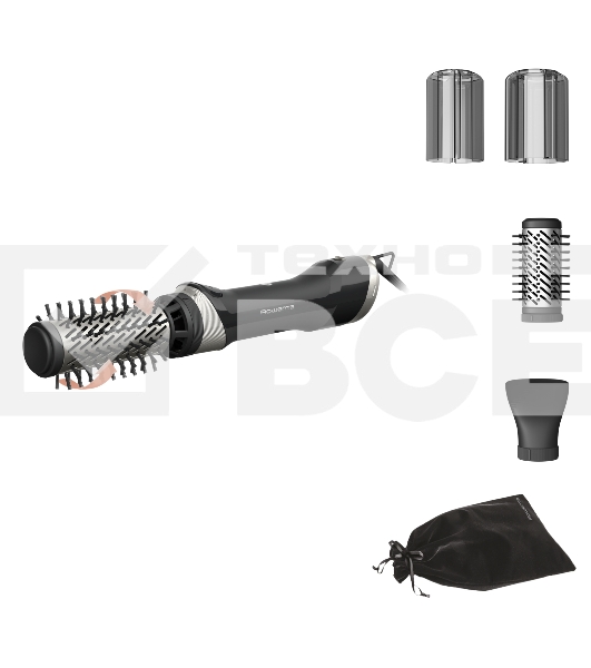 Фен-щётка Rowenta Brush Activ UB9530F0, 1000 Вт, ионизация, 40/50 мм