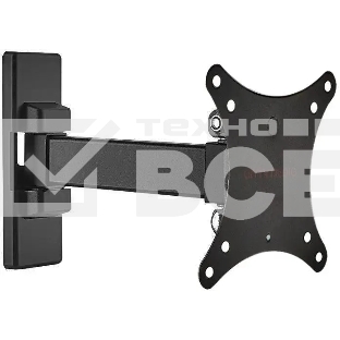 Кронштейн для телевизора Arm Media MARS-01 черный, 10'-32' макс. 20 кг, настенный, поворот и наклон