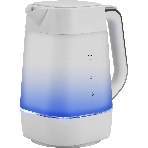 Чайник электрический Vitek VT-WK1058 1.7л. 2200Вт белый корпус: стекло/пластик, фото5