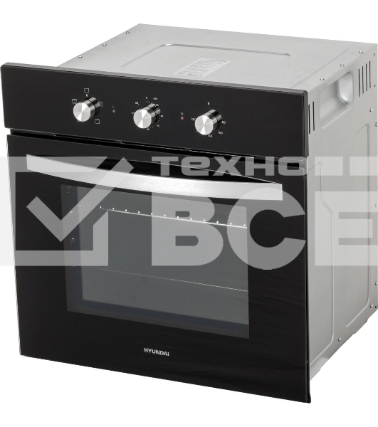 Духовой шкаф электрический Hyundai HEO 6630 BG черный, встраиваемый