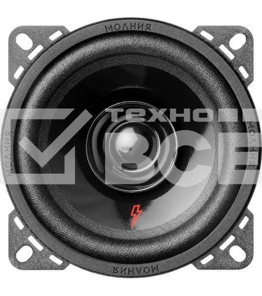 Колонки автомобильные Ural Молния АС-МЛ100 (без решетки) 100Вт 90дБ 4Ом 10 см (4дюйм) (ком.: 2кол.) широкополосные однополосные