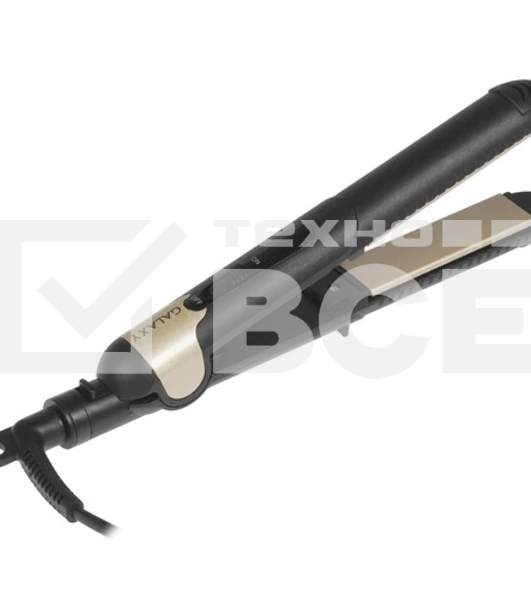 Выпрямитель для волос Galaxy Line GL 4519 черный/золотистый, 24 мм, 180 °C, 1 режим