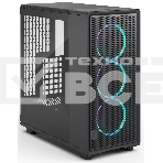Корпус Fractal Design Epoch Black TG RGB Light Tint, Midi-Tower, чёрный, 3 x 120 мм, фото9