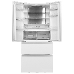 Холодильник Haier HB18FGWAAARU белый трехкамерный 351/157л морозилка снизу, No Frost, Side by Side, фото2