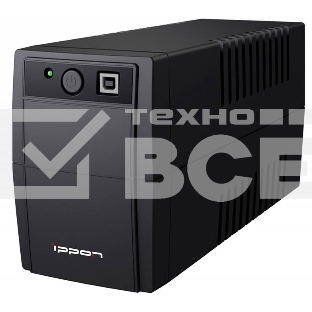 Источник бесперебойного питания Ippon Back Basic 1050 Euro 600Вт 1050ВА черный