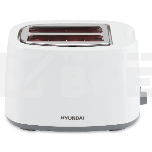 Тостер Hyundai HYT-2301 800Вт белый/серый