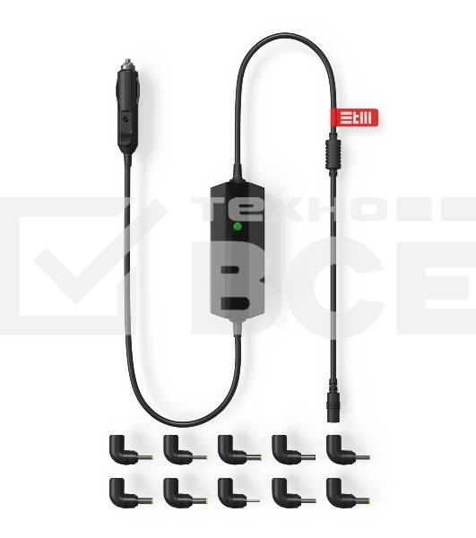 Автомобильный универсальный адаптер для ноутбуков на 65Ватт/ NB Adapter STM SLU65, 65W, Car adapter