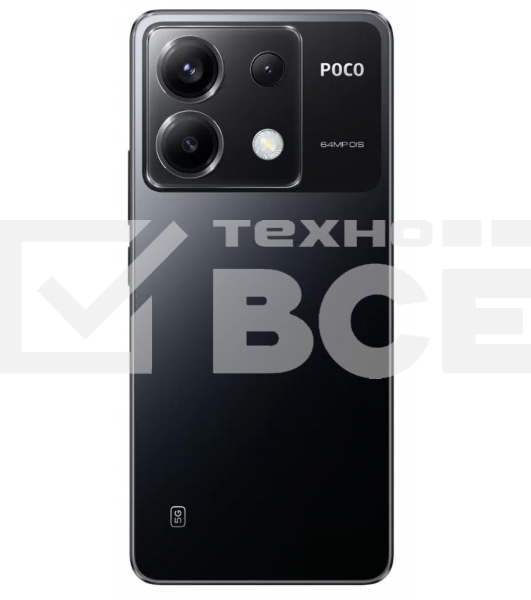 Смартфон POCO X6 5G, 12/256Gb, черный