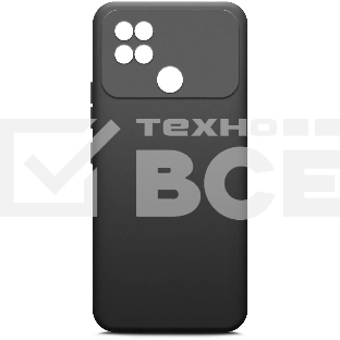 Чехол (клип-кейс) BoraSCO для Xiaomi Poco C40 черный (70746)