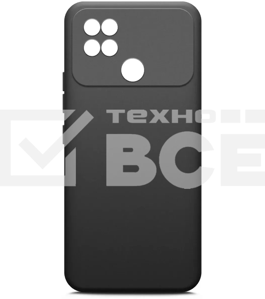 Чехол (клип-кейс) BoraSCO для Xiaomi Poco C40 черный (70746)