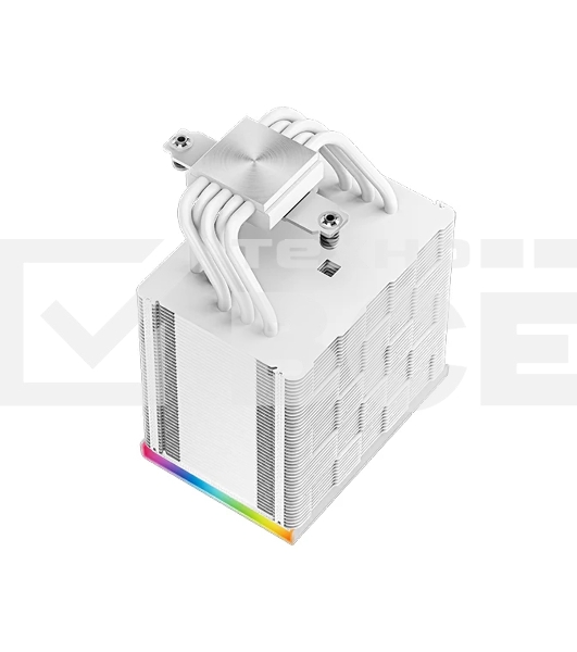 Кулер для процессора DEEPCOOL AK500 DIGITAL WH белый, 120 мм, алюминий/медь, 1850 об/мин, 28 дБ, 4 pin, 240 Вт, 160 мм