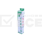 Бытовой удлинитель PowerCube, 4р с/з вык., 3USB, 3500 Вт, 16А, 1.9 м, 3*1,0 (белый) PC-6-2M, фото6