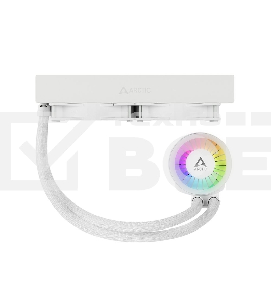 Жидкостная система охлаждения Arctic Liquid Freezer III 240 A-RGB белый, 120 мм, алюминий, 2800 об/мин, 25 дБ, 4 pin, 250 Вт