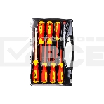 Набор: Отвертки SL 3, 5, 6 / PH 1, 2 / PZ 1, 2, тестер 100-250 В, ЗУБР 