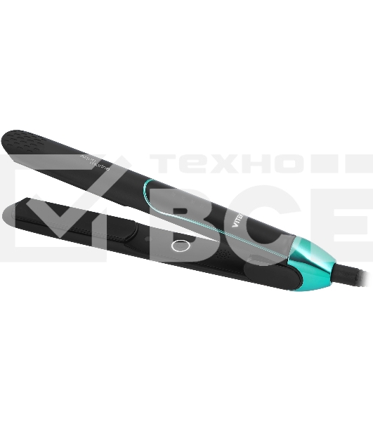 Выпрямитель Vitek VT-2247 50Вт черный/бирюзовый макс.темп.:230С покрытие:керамико-турмалиновое
