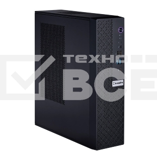 Компьютер KVADRA TAU SFF черный Core i3-12100, 16GB DDR4 3200 (1x16GB), SSD 512Gb, Intel Internal Graphics,WiFi/BT, noDVD, wired keyboard & mouse, noOS, 1Y Wty, МПТ