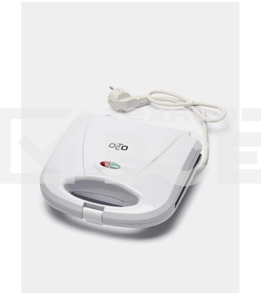 Вафельница OLTO WA-1017 750 Вт, антипригарное покрытие, защита от перегрева, белый