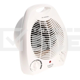 Тепловентилятор Oasis SB-20R белый, 2000 Вт, 20 м2