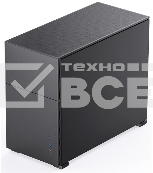 Корпус компьютерный JONSBO D31 STD, Mini-Tower, TG, no fan, 1xUSB-A 3.2 + 1xUSB-C 3.2, mATX, mDTX, mITX Black