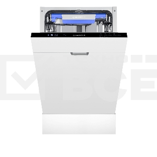 Посудомоечная машина Maunfeld MLP45230 Light Beam, белый, 44.8 см, 10 компл., 47 дБ, класс A++