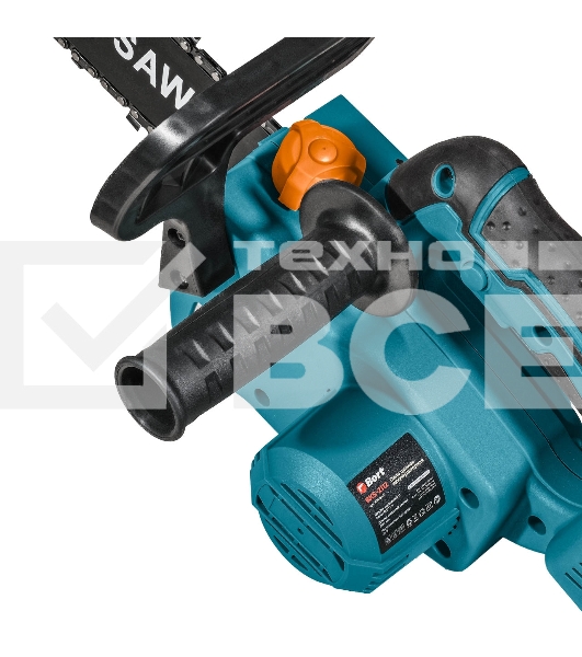 Цепная пила аккумуляторная Bort BKS-2112 18В Li-Ion, Makita 18V LXT, шина 305мм, Бесщеточный, Шаг цепи, дюйм 3/8, холостого хода, об/мин 0-3 400, вес 2 кг, БЕЗ АКБ И ЗУ [93418422]