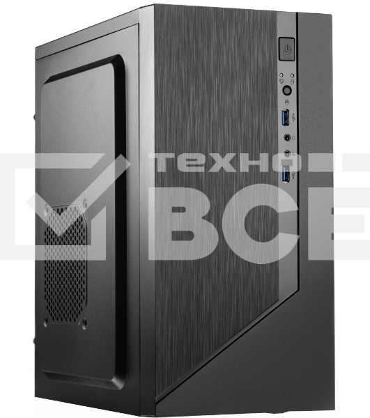 Компьютерный корпус Сase Forza mATX, 450W, 2xUSB 3.0, Black, w/o FAN, 12 см fan PSU, power cord