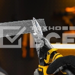 Ножницы по металлу Denzel, 270мм, прямой рез,сталь-CrMo, трехкомп.рук-ки, фото4